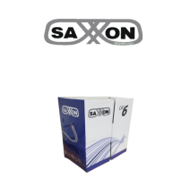 SAXXON SX- XL600CPRA - Bobina de Cable UTP CAT 6 / 100% Cobre / 305 Metros / Cubierta