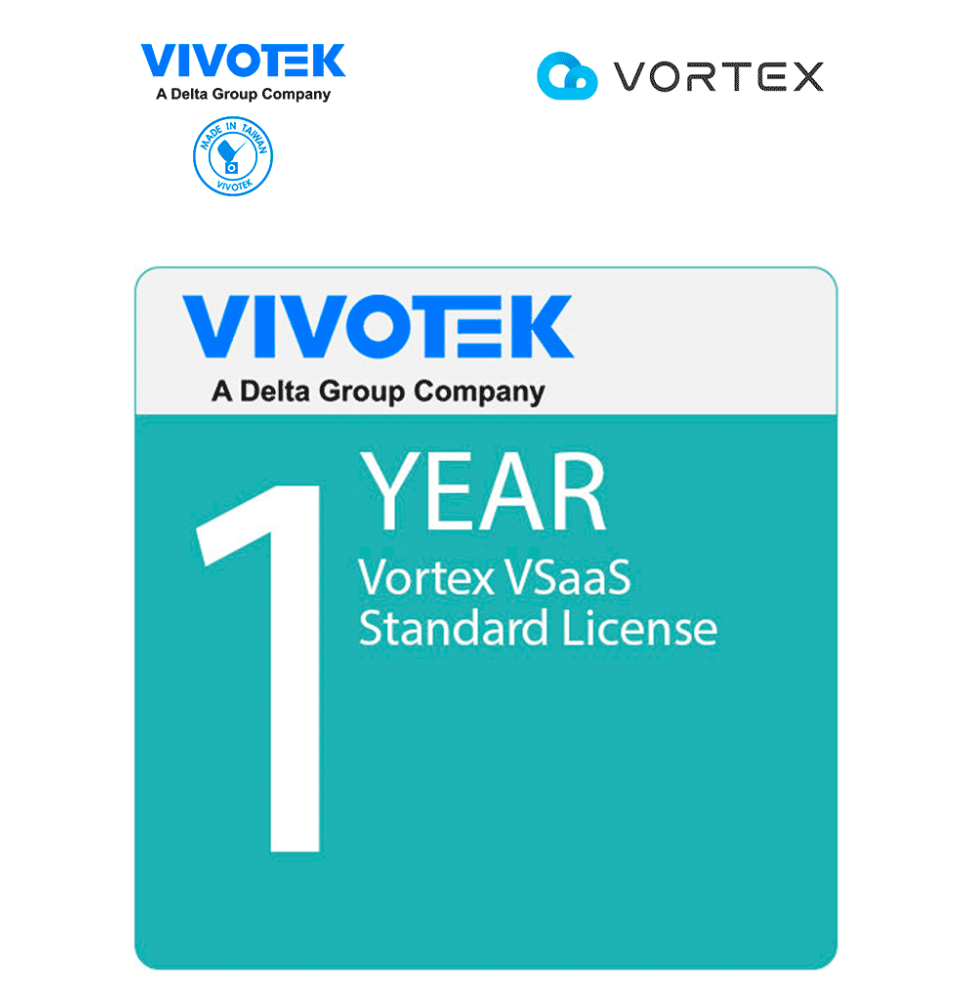 VIVOTEK VORTEX Standard License - Licencia VORTEX Standard para 1 camara  Plan Anual