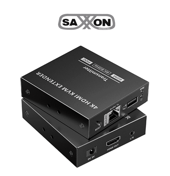 SAXXON LKV565KVM-P - Kit extensor HDMI de 2 Puertos/ Hasta 70 metros Con Cable CAT6/