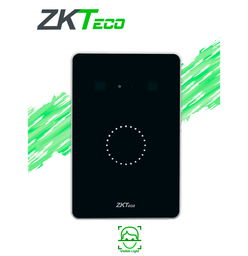 ZKTECO KF1200 - Lector Wiegand de reconocimiento facial / 1500 Rostros / 100 000 Regi