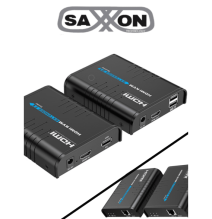 SAXXON LKV373KVM- Kit Extensor HDMI/KVM para Hasta 120 metros/ Resolución 1080p@60Hz/