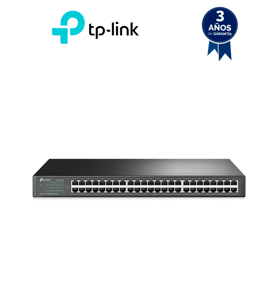 TP-LINK TL-SF1048 - Switch no administrable de 48 puertos 10/100 Mbps para montaje en