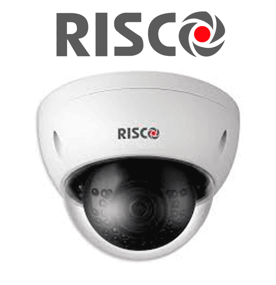 RISCO RVCM32P DOMO POE CAM - Cámara IP PoE PLUG  PLAY Color HD Exterior IP67 Para Vid