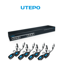 UTEPO UTP108PVHD2 - Kit de transceptores de video y energía para 8 canales  receptor