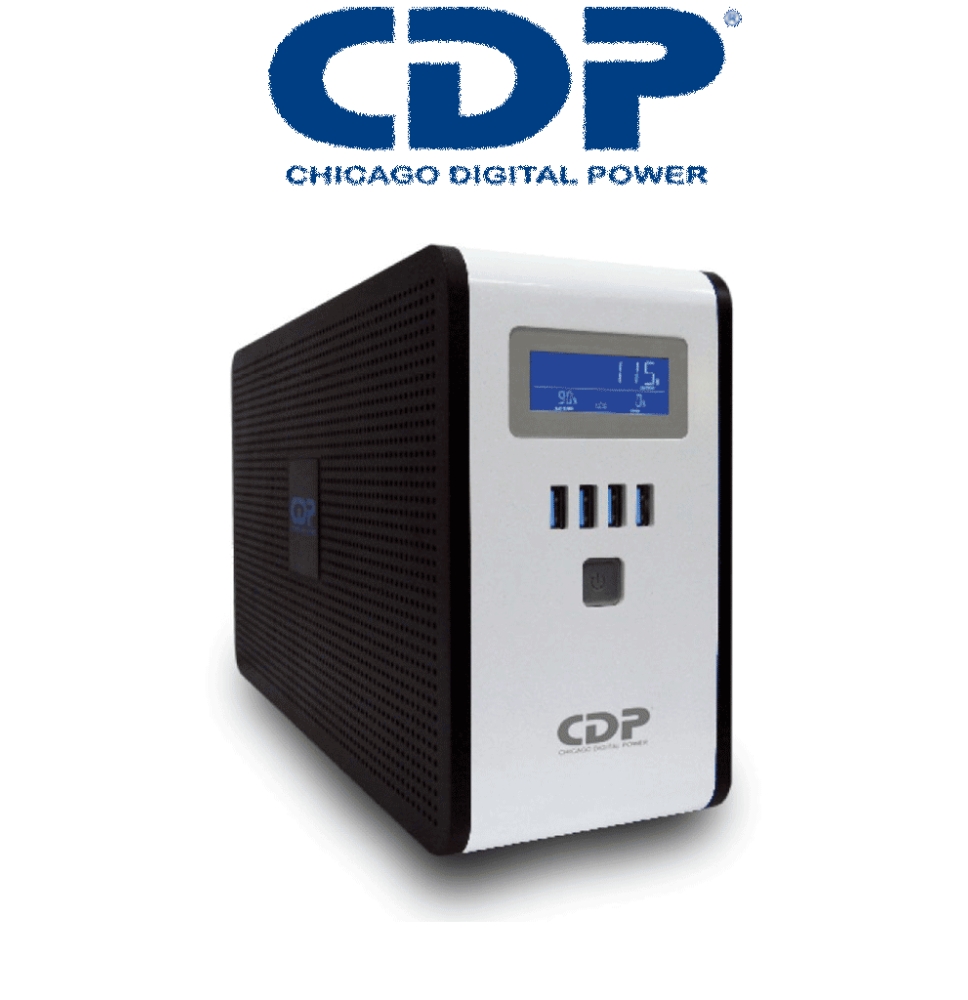 CDP RU-Smart751- UPS / 750VA / 375W / 10 Terminales de salida / 5 Salidas con respald