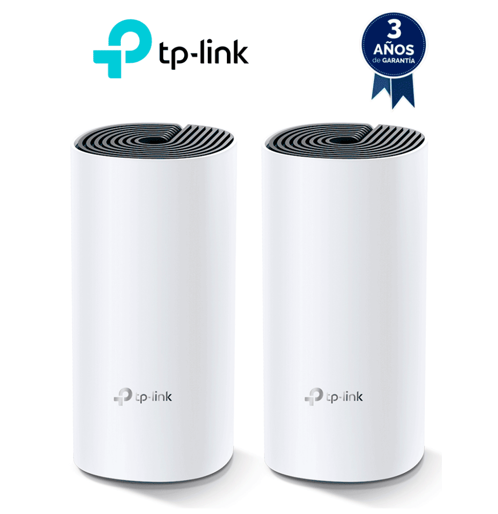 TP-LINK DECO M4 (2-Pack) -  Kit de 2 routers inalámbricos MESH para interior y hogar