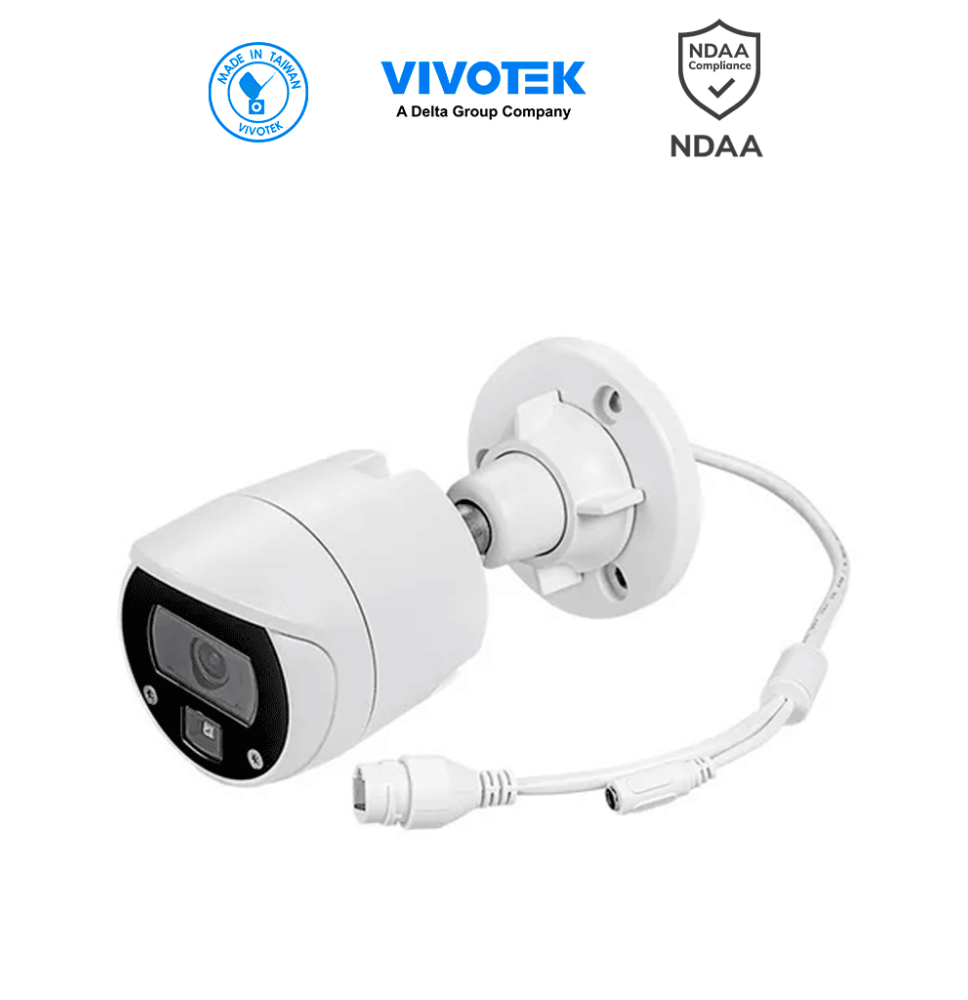 VIVOTEK IB9369 -  Cámara IP bullet exterior 2 MP  lente 2.8mm  Smart IR 30m  WDR digi