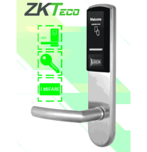 ZKTECO LH3000L - Cerradura Izquierda para Hotel con Tecnología Mifare 13.56 MHz  Comp