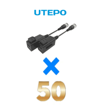 UTEPO UTP101PHD6PAK50 - 50 pares de transceptores pasivos HD  diseño para empalmes or