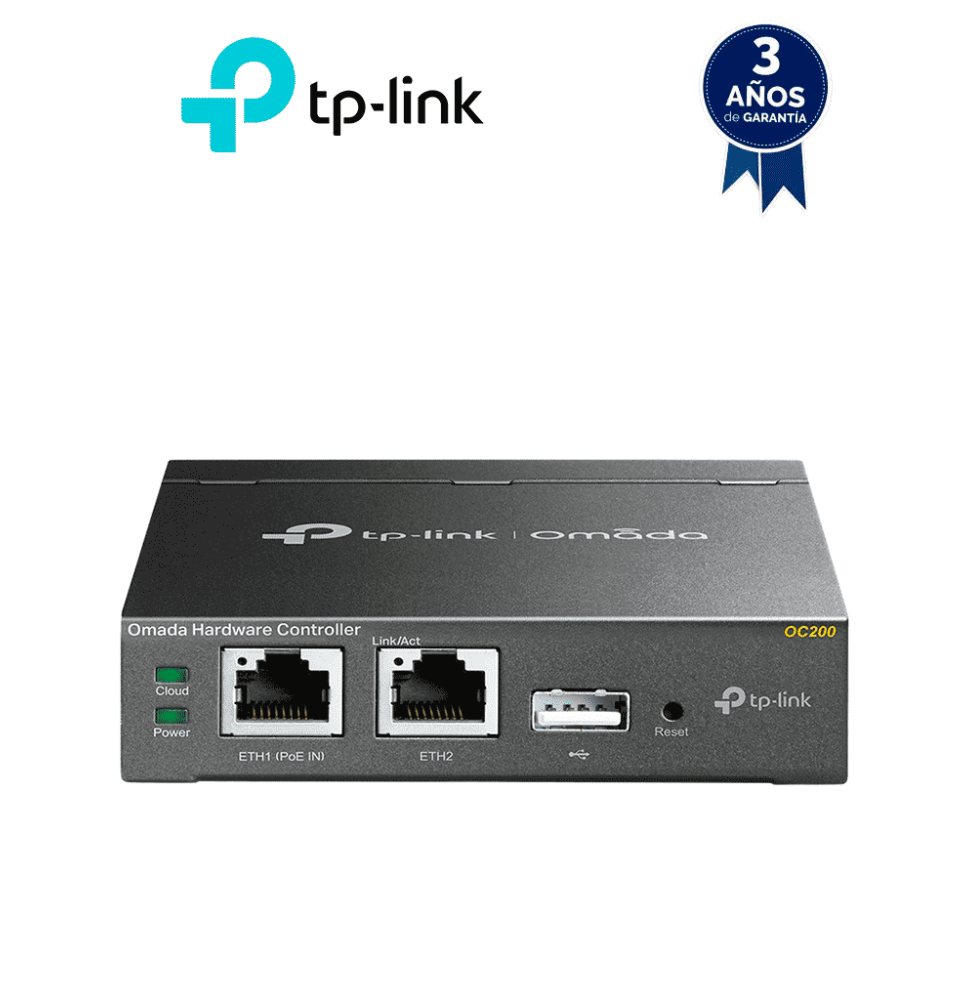 TP-LINK OC200 -  Controladora Omada para gestionar hasta 100 equipos Omada. Gestión d