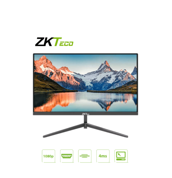 ZKTECO ZD222KA - Monitor LED Full HD de 22 pulgadas / Resolución 1920 x 1080 / Retroi