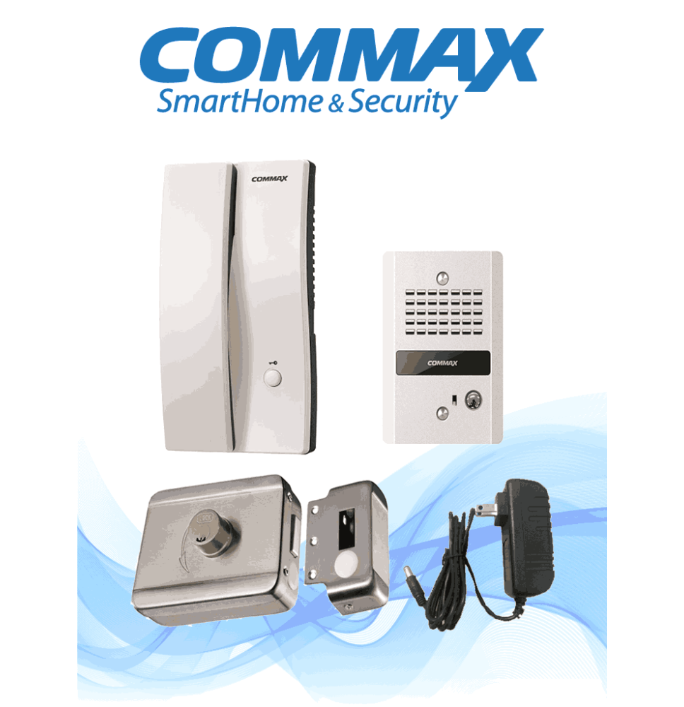 COMMAX PAQDP2SDR2G - Audioportero interfon y frente de calle / 150  Mts / Incluye fue