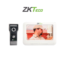 ZKTECO VDP03B3 Kit - Kit de Videoportero Analógico / Monitor de 7 Pulgadas / Frente d