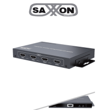 SAXXON LKV401MS- Switch de Video HDMI Multivista para 4 Entradas y 1 Salida/ Resoluci