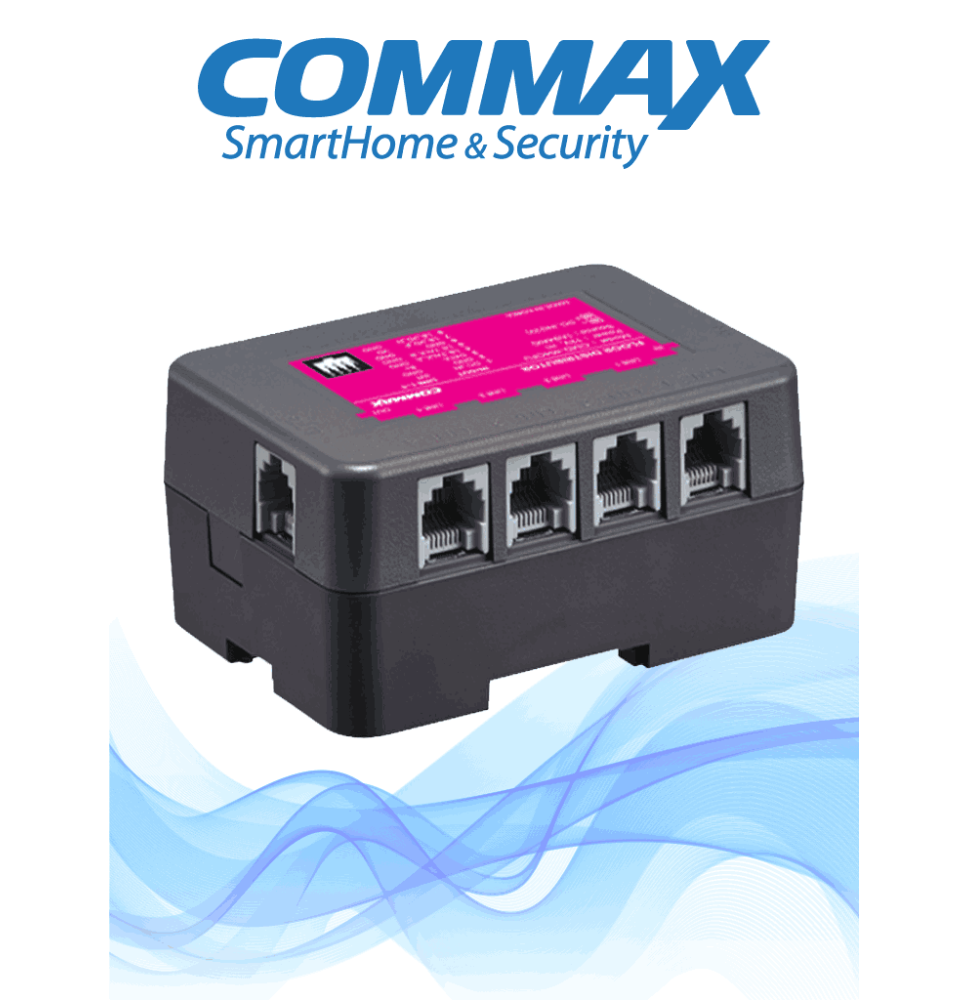 COMMAX CMD404CFU - Distribuidor de piso para conexión de hasta 4 monitores Commax par