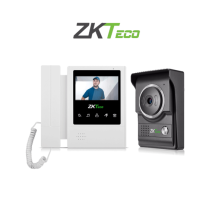 ZKTECO VDP04B4 Kit - Kit de Videoportero Analógico / Monitor de 4.3 Pulgadas / Frente