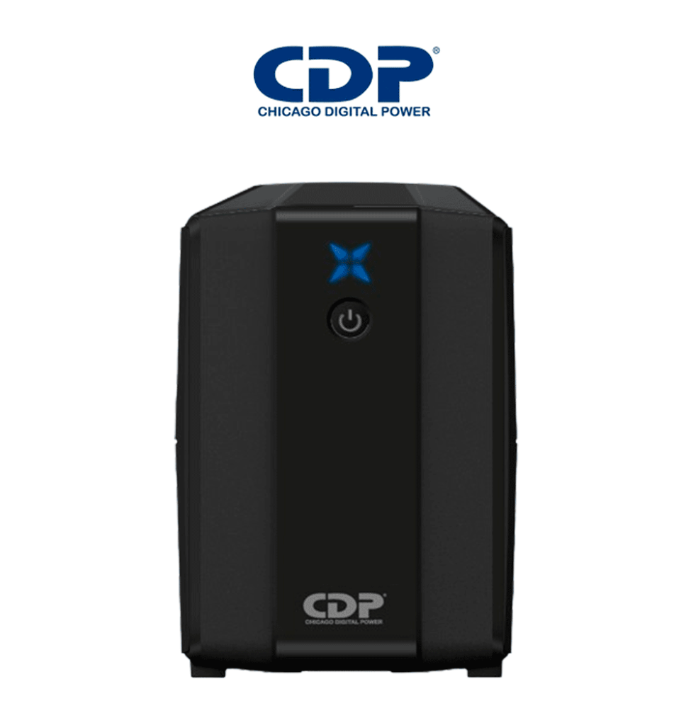 CDP R-UPR758 - UPS Interactivo de 750VA / 375W con 8 terminales de salida: 4 con resp