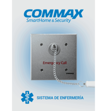 COMMAX ES420 - Botón de emergencia con cadena para sistema de llamado de enfermería /