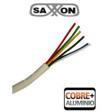 SAXXON OWAC6305JF - Bobina de Cable para Alarma de 6 Conductores/ CCA/ 305 Metros/ Us