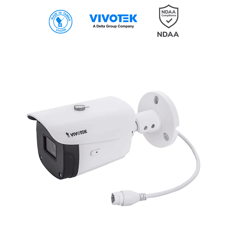 VIVOTEK IB9360H - Cámara IP bullet exterior 2 MP con lente fijo 3.6mm  H.265  IR 30m