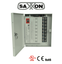 SAXXON PSU1213D8H- Fuente de Poder Profesional de 11 a 15 vcd/ 13 Amperes/ Para 8 Cam