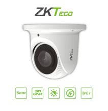 ZKTECO ES855P21CS7MI- Cámara IP Domo 5 Megapíxeles / Compresión H.265 / Lente de 2.8