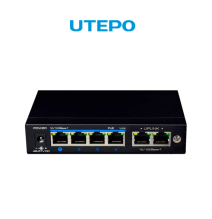 UTEPO UTP3SW04TP60 - Switch PoE de 6 puertos Fast Ethernet  4 puertos PoE (60W totale