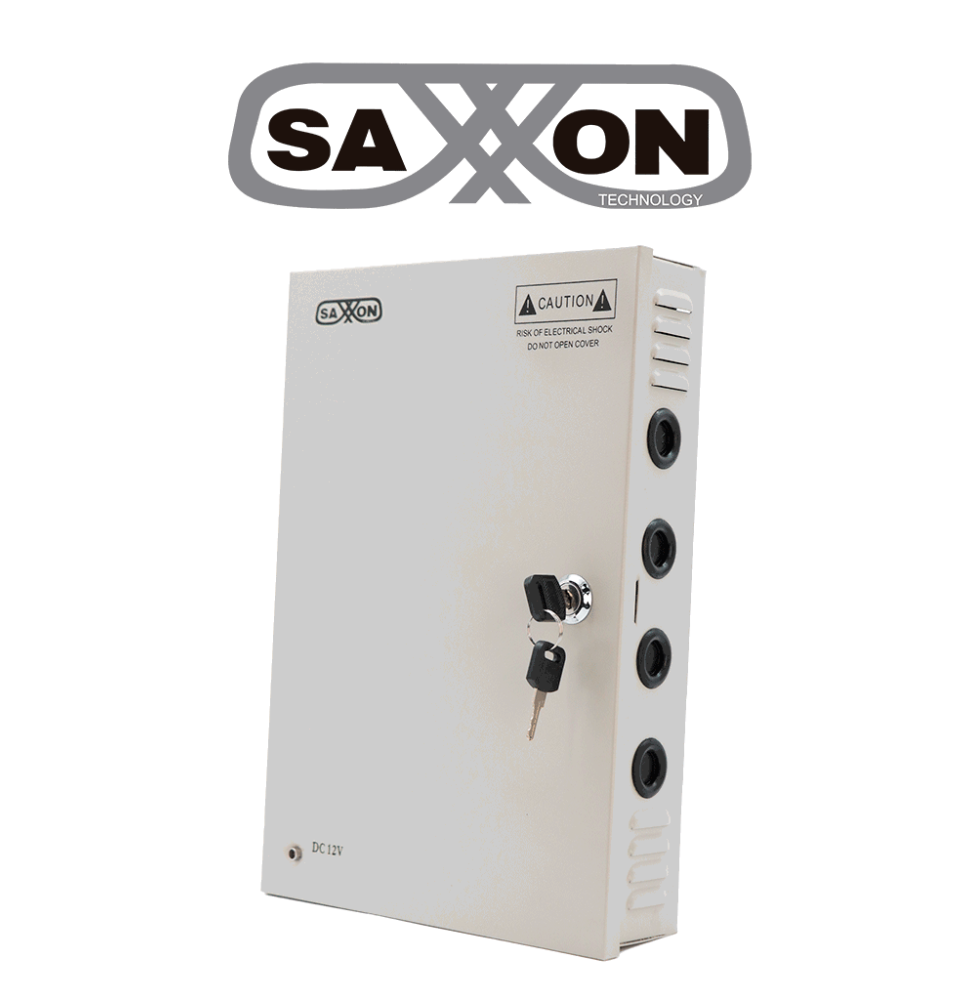 SAXXON SX30A18CH - Fuente de Poder Profesional 12 VCD / 30 Amperes / 18 Canales / 1.6