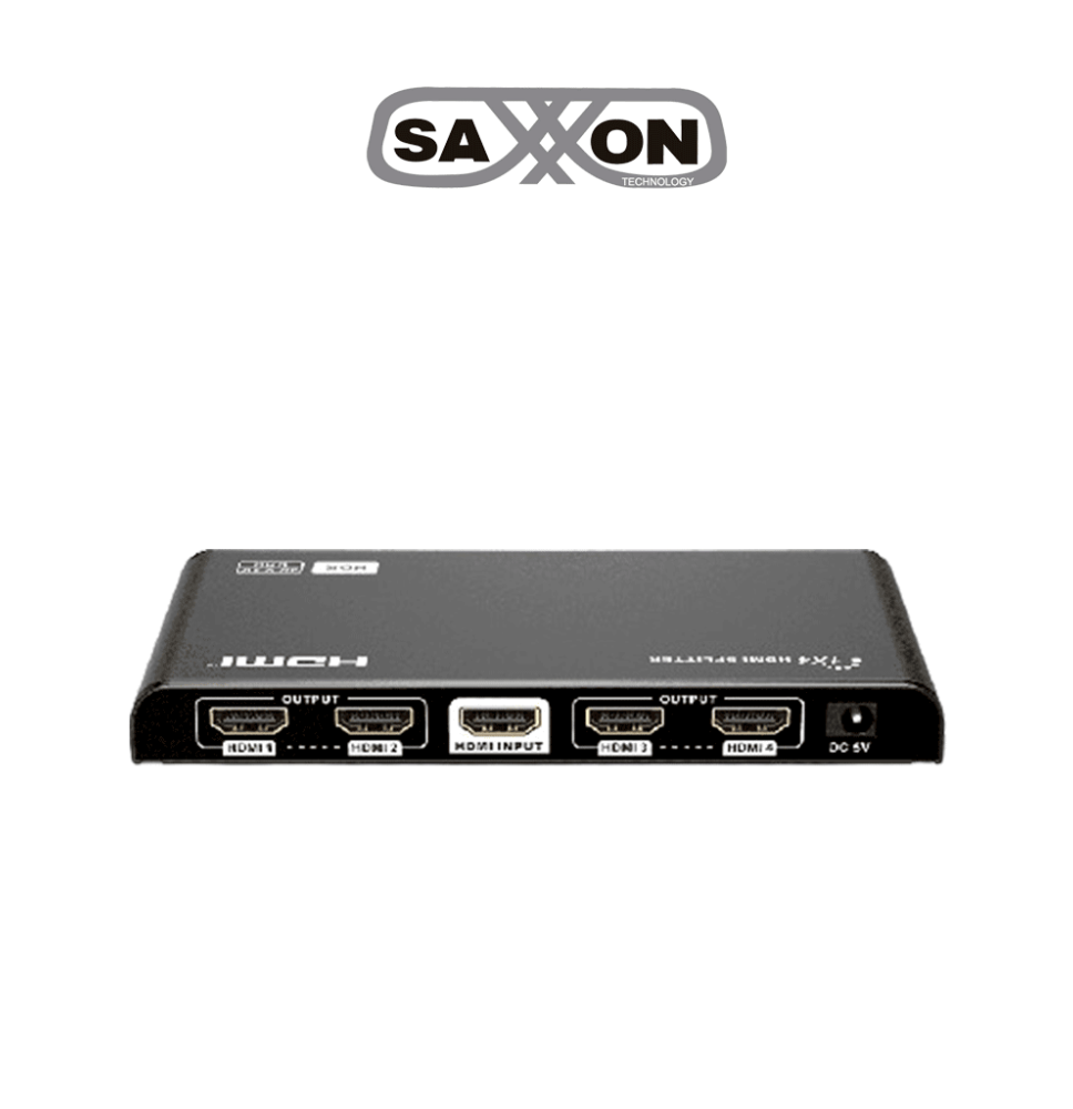 SAXXON LKV314HDR-V3.0 - Divisor HDMI 4K con 1 entrada y 4 salidas  resolución 4K x 2K