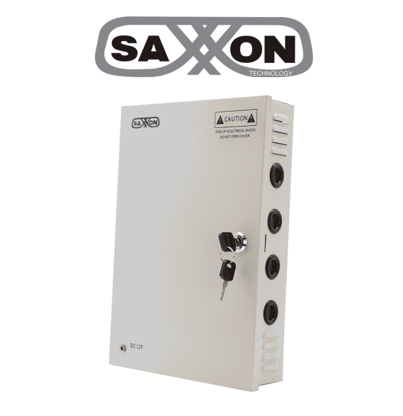 SAXXON SX20A18CH - Fuente de Poder Profesional 12 VCD / 20 Amperes / 18 Canales / 1.1
