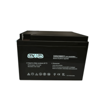 SAXXON CBAT24AH - Bateria de respaldo de 12 volts libre de mantenimiento y facil inst