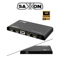 SAXXON LKV314HDR-V2.0 - Divisor HDMI 4K de 1 Entrada y 4 salidas/ Resolución 4K x 2K