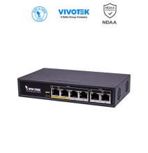 VIVOTEK AW-FET-060C-065 - Switch PoE no administrable con 4 puertos PoE FE RJ45  2 pu