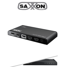 SAXXON LKV314V20- Divisor de Video HDMI/ 1 Entrada y 4 Salidas/ Soporta Resoluciones