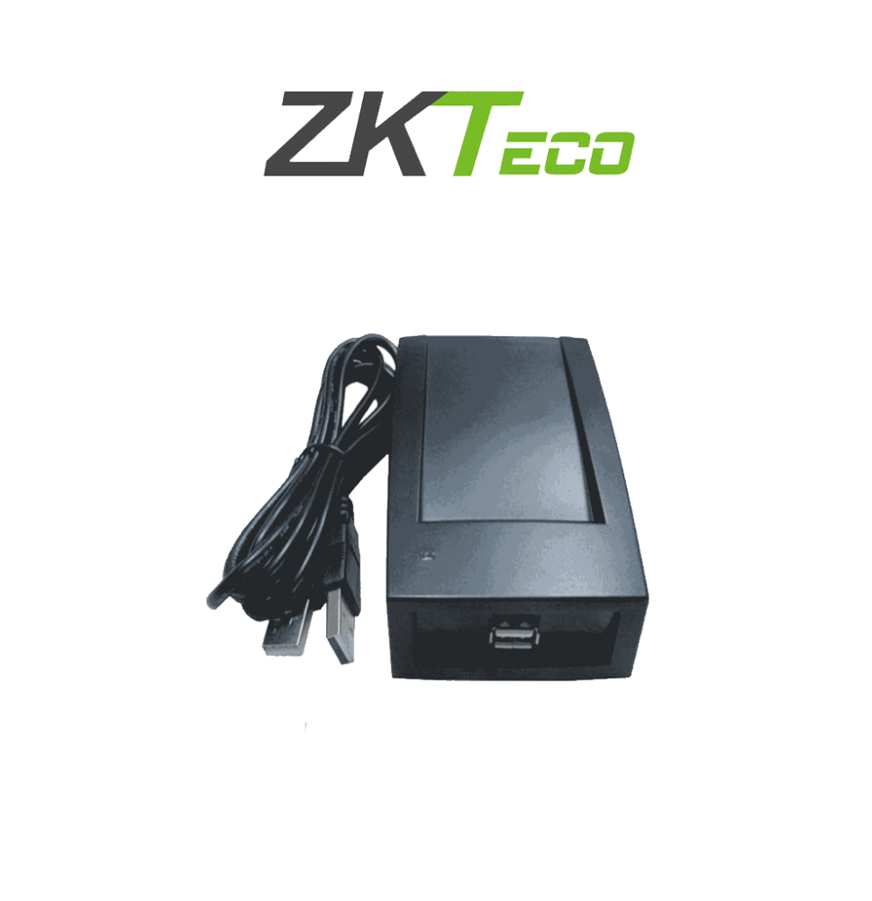 ZKTECO CR60W - Enrolador de Tarjetas Mifare Cardissuer / Conectividad  USB para Regis