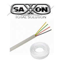 SAXXON OWA4305JF- Cable de alarma de 4 conductores/ CCA/ Calibre 22 AWG/ 305 metros/