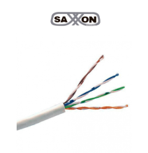 SAXXON OUTP6CCA305BC - Cable UTP CCA / Categoria 6 / Color blanco / Interior / 305  M