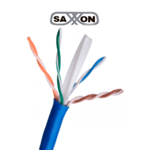 SAXXON OUTP6CCA305AZ3 - Cable UTP CCA / Categoria 6 / Color azul obscuro / Interior /