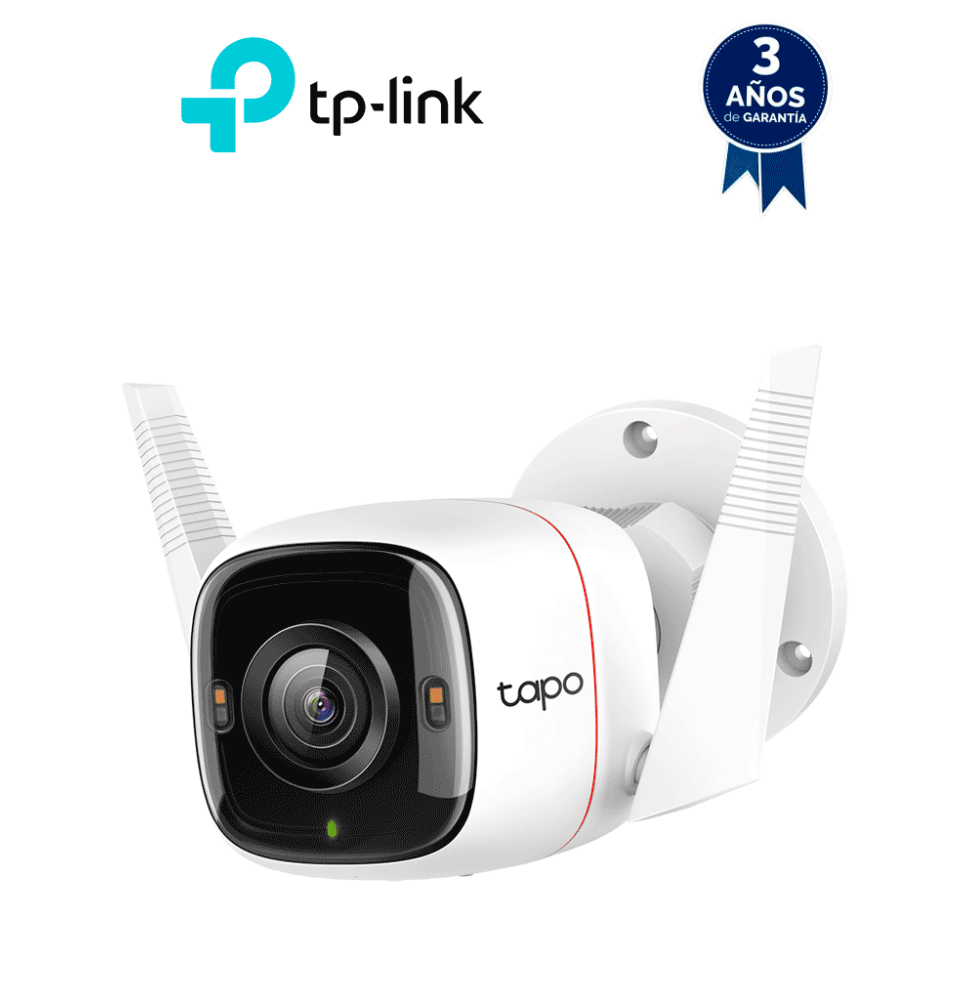 TP-LINK TAPO C320WS - Cámara IP WiFi tipo Bullet de 4 MP para Exterior con resolución