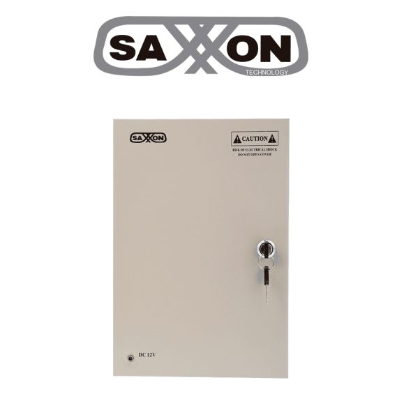 SAXXON SX20A9CH - Fuente de Poder Profesional 12 VCD / 20 Amperes / 9 Canales / 2.2 A