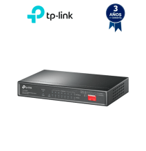 TP-LINK TL-SF1009P - Switch PoE no administrable con 9 puertos Fast Ethernet  incluid