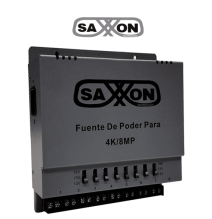 SAXXON ENERGIA PSU1208A-4K - Fuente de poder Regulable Metálica/ Conexión de Hasta 8