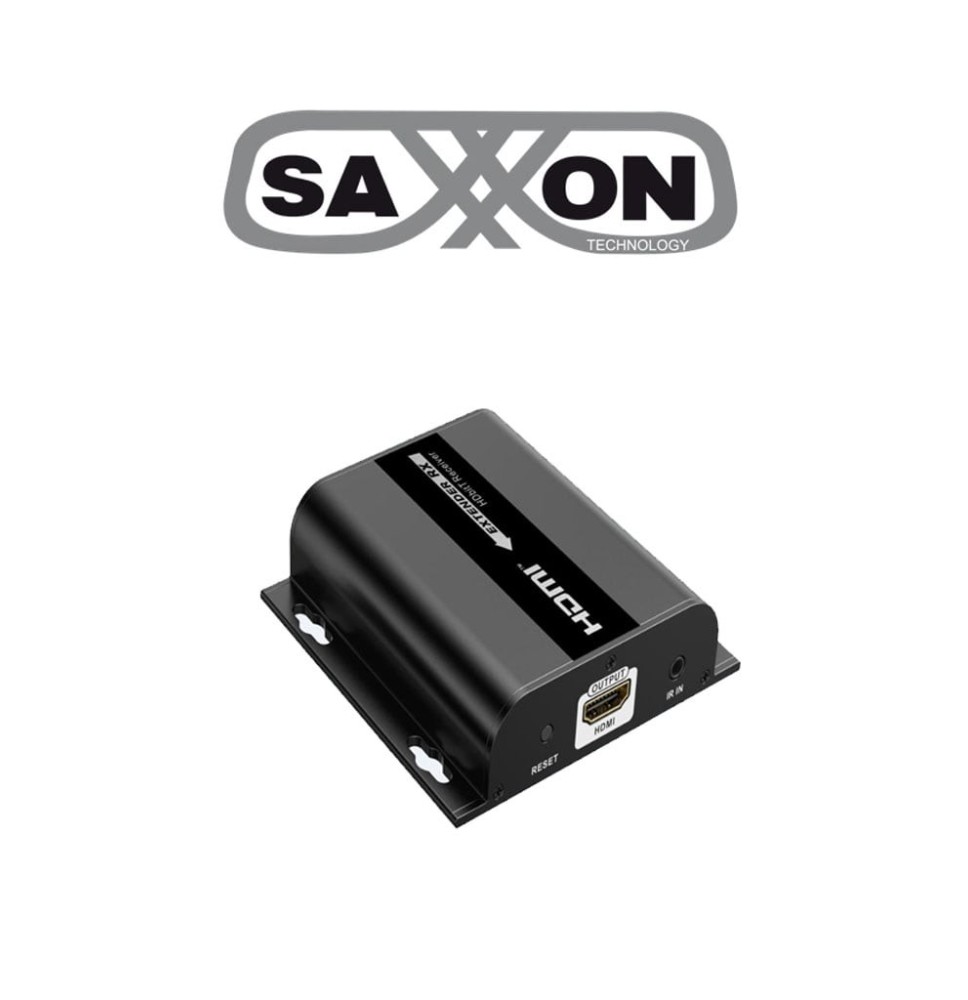 SAXXON LKV38340RX- Receptor de video HDMI sobre IP/ Cat 5e/ 6/ Hasta 120 metros / Res