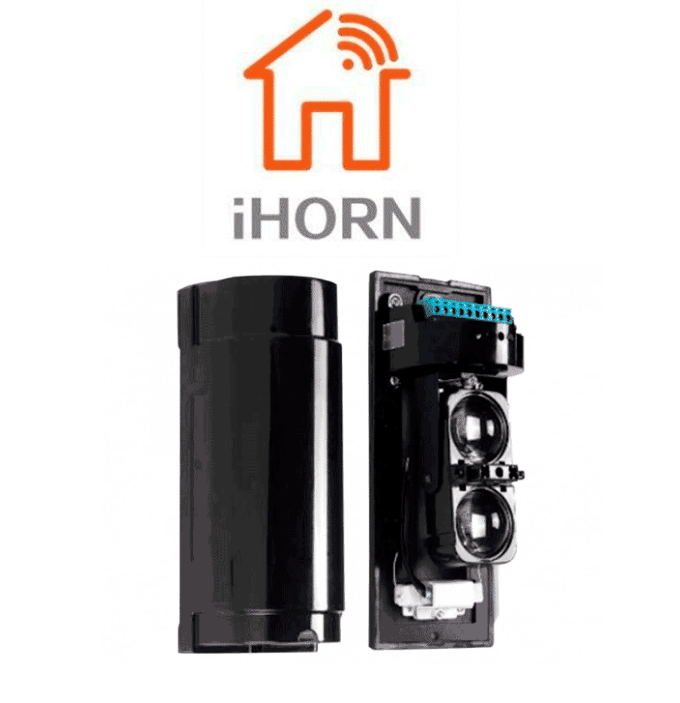 IHORN ABT60- Detector por doble haz de luz (fotocelda) / Distancia hasta 60  Mts / Ve