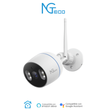 NGTECO NGC501 - Cámara Bullet WiFi / 1080P / Lente 3.6mm / Visión Nocturna / Almacena