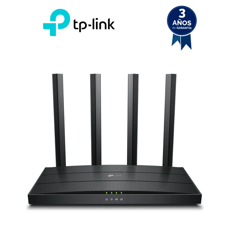 TP-LINK Archer AX12 - Ruteador WiFi 6 AX 1500Mbps con 1 puerto WAN RJ45 Gigabit Ether