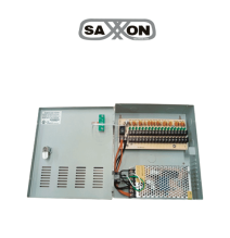 SAXXON PSU1210D18 - Fuente de Poder de 12 vcd/ 10 Amperes/ Para 18 Camaras/ 0.55 Ampe