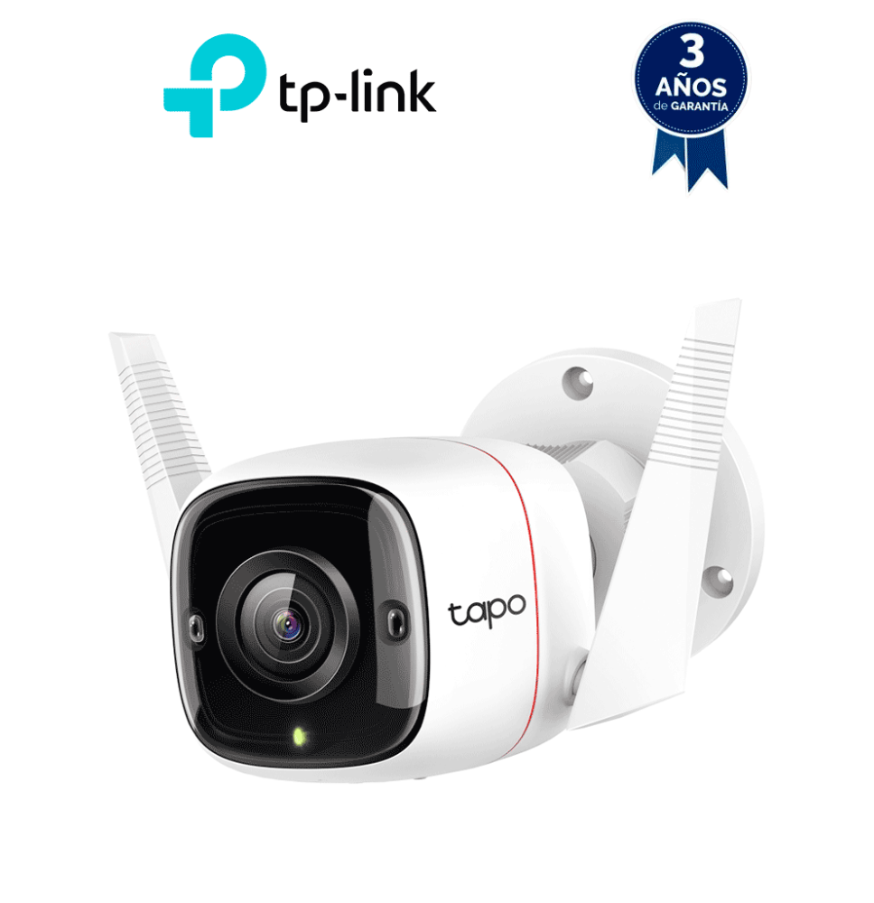 TP-LINK TAPO C310 -  Cámara IP WiFi tipo Bullet para Exterior con resolución de 3 MP