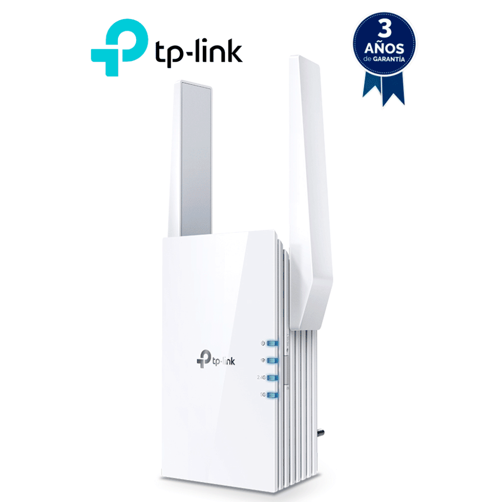 TP-LINK RE505X - Repetidor WiFi AX1500 con WiFi 6 de doble banda 2.4GHz (300Mbps) y 5