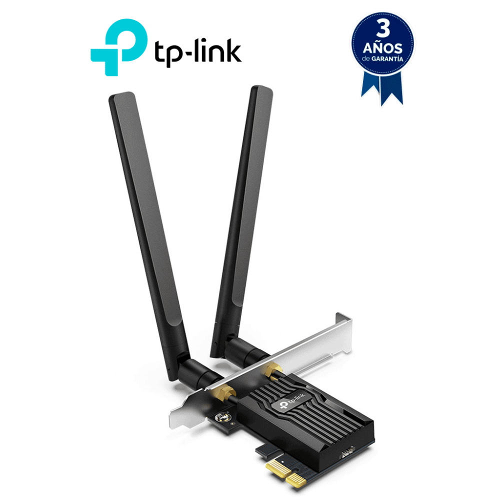 TP-LINK - Archer TX55E / AX3000 Wi-Fi 6 Bluetooth 5.2 PCIe Adapter TPL6740015 ArcherT